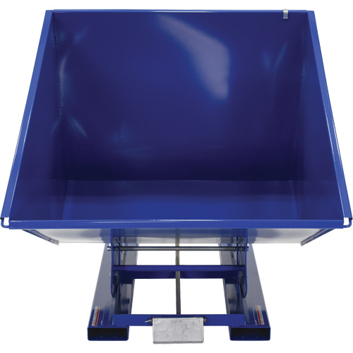 Conteneur autobasculeur, Acier, 2 vg³, Bleu Southpoint Industrial Supply