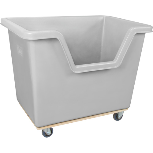 Chariot-caisse &agrave; c&ocirc;t&eacute; ouvert, Poly&eacute;thyl&egrave;ne, 45-3/4" lo x 31-1/4" la x 37-3/4" h, Volume 22 pi³, Capacit&eacute; 1000 lb Southpoint Industrial Supply