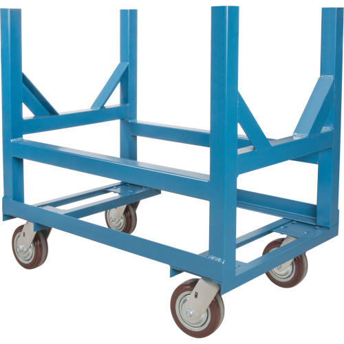 Pipe & Bar Cradle Truck, 36" L x 24" W x 34" H, 2500 lbs. Capacity, Polyurethane Wheels Southpoint Industrial Supply
