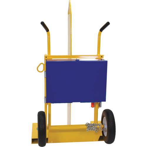 Welding Cylinder Torch Cart, Foam-Filled Wheels, 24" W x 19-1/2" L Base, 500 lbs. Southpoint Industrial Supply