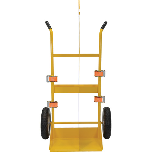 Welding Cylinder Torch Cart, Foam-Filled Wheels, 23-13/16" W x 22-13/16" L Base, 500 lbs. Southpoint Industrial Supply