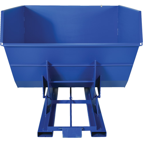 Conteneur autobasculeur, Acier, 4 vg³, Bleu Southpoint Industrial Supply