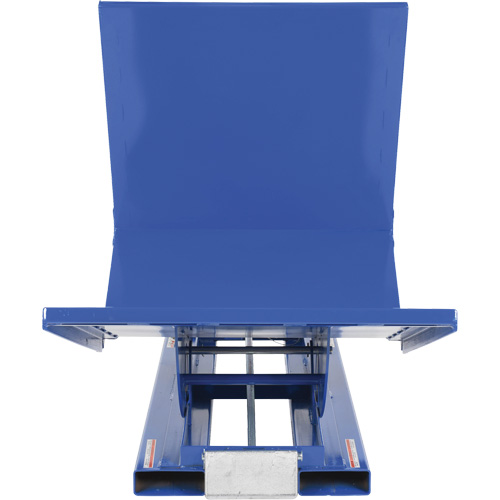 Open Sided Hopper, Steel, 1 cu.yd., Blue Southpoint Industrial Supply