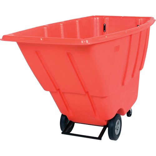 Tilt Truck, Polyethylene, 0.5 cu. yd., 450 lbs. Load Capacity Southpoint Industrial Supply