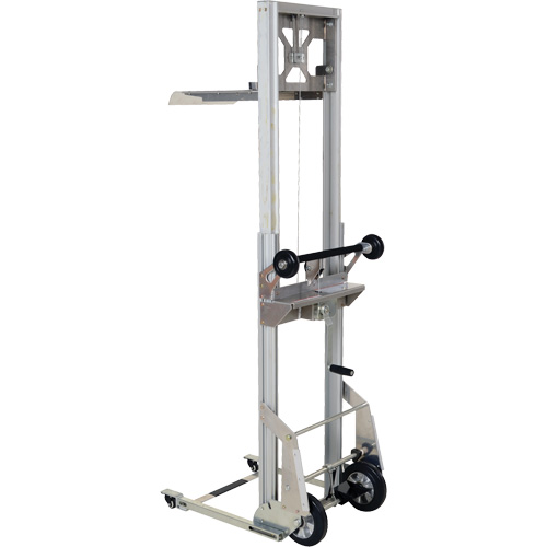 Appareil de levage portatif en aluminium, M&eacute;canisme Pompe au pied, Capacit&eacute; de 200 lb, Levage max de 61" Southpoint Industrial Supply
