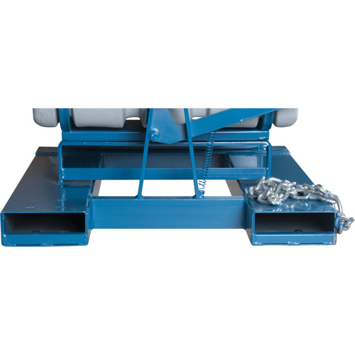 Self-Dumping Hopper, Polyethylene, 5/8 cu.yd., Grey Southpoint Industrial Supply