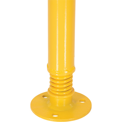 Spring Loaded Bollard, Steel, 42" H x 2-1/8" W, Yellow Southpoint Industrial Supply