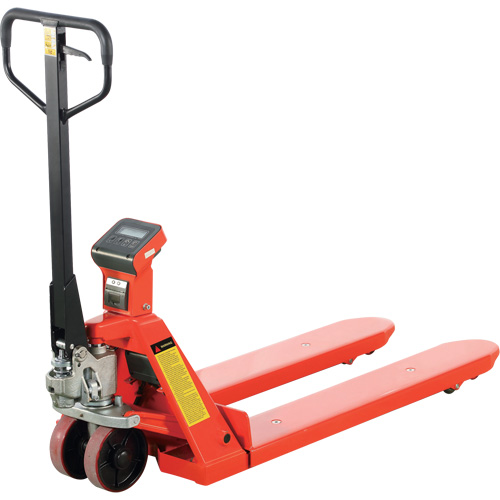 Eco Weigh-Scale Pallet Truck with Thermal Printer, 48" L x 27" W, 4400 lbs. Cap. Southpoint Industrial Supply