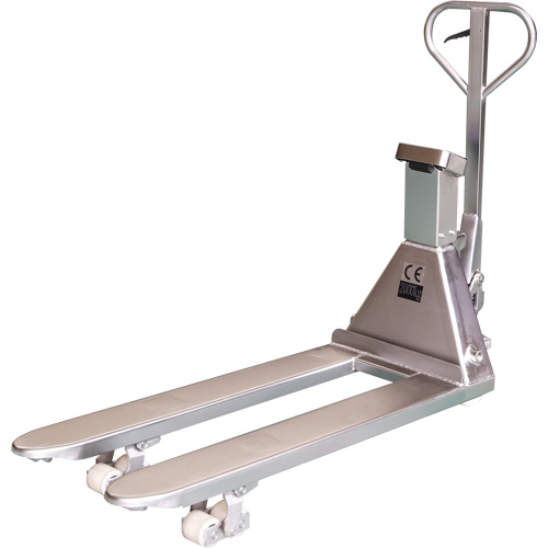 Eco Weigh-Scale Pallet Truck, 48" L x 27" W, 4400 lbs. Cap. Southpoint Industrial Supply