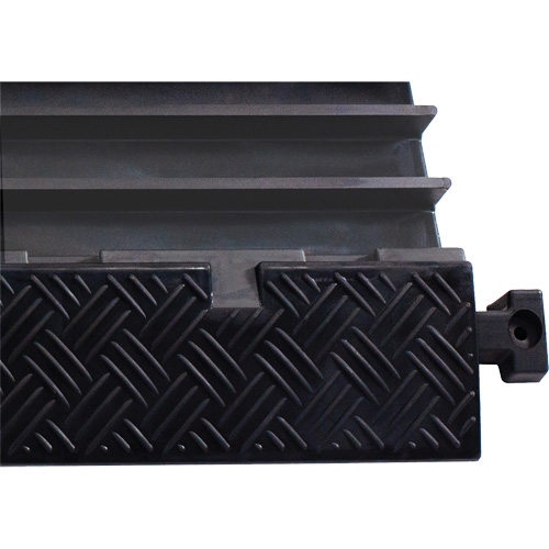 Powerhouse Medium-Duty Straight Cable Protector, 5 Channels, 36" L x 19.63" W x 2.25" H Southpoint Industrial Supply