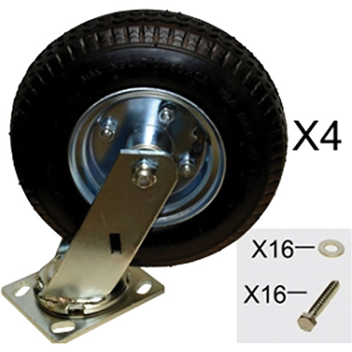 Ensemble de roulettes pneumatiques de rechange pour chariots &agrave; plateforme Southpoint Industrial Supply