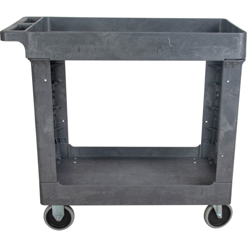 Chariot utilitaire pour l'entretien, 2 tiers, 16-1/2" x 32-1/2" x 34-1/2", Capacit&eacute; 550 lb Southpoint Industrial Supply