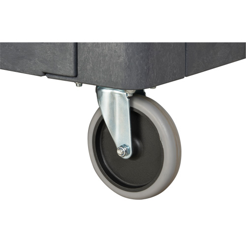 Chariot utilitaire pour l'entretien avec tablette plate, 2 tiers, 25-1/4" x 32-1/4" x 44", Capacit&eacute; 550 lb Southpoint Industrial Supply