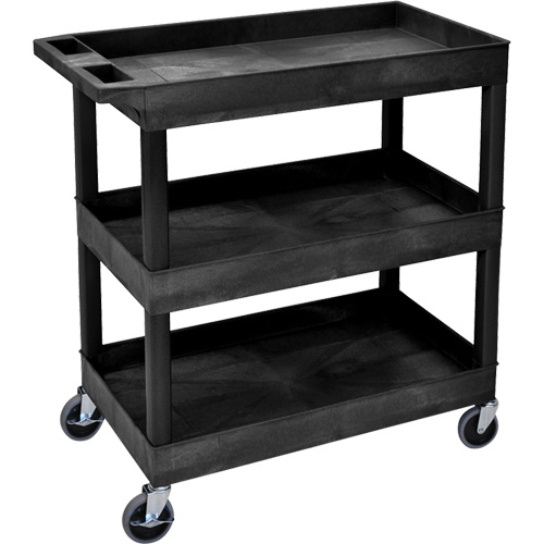 Tub Cart, 3 Tiers, 35-1/4" x 36-1/4" x 18", 300 lbs. Capacity Southpoint Industrial Supply