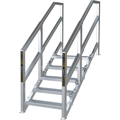 3-5 Step Telescopic Aluminum Smart Stairs Southpoint Industrial Supply