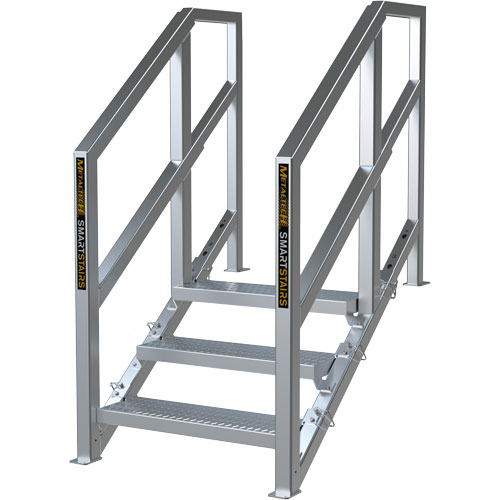 3-5 Step Telescopic Aluminum Smart Stairs Southpoint Industrial Supply