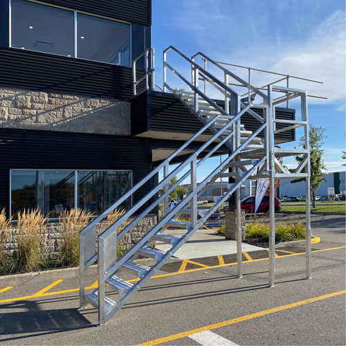 3-5 Step Telescopic Aluminum Smart Stairs Southpoint Industrial Supply