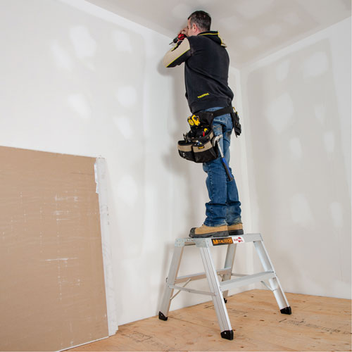 Poste de travail chevalet de sciage portatif, Cadre Aluminium, 12-1/4" p x 24" h Southpoint Industrial Supply