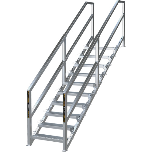 Syst&egrave;me d'escalier modulaire pour la construction de 6-10 marches SmartStairs, 75" ha Southpoint Industrial Supply