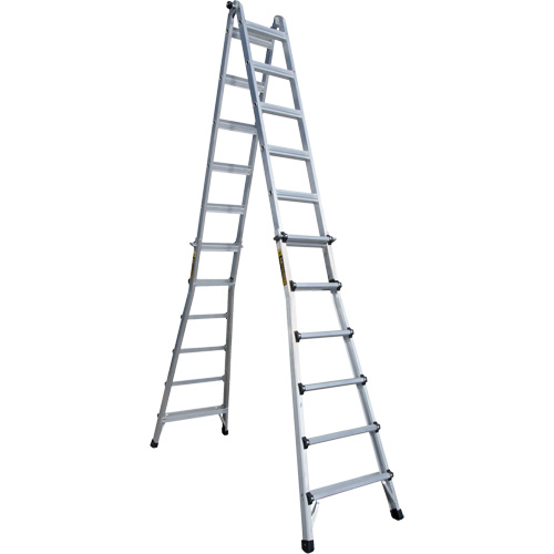 Telescoping Multi-Position Ladder, Aluminum, 300 lbs. Southpoint Industrial Supply