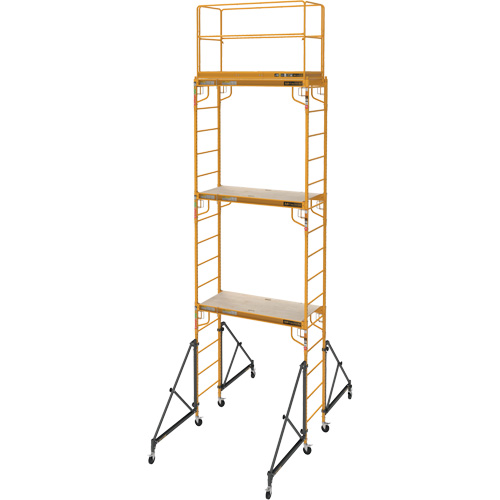 Trousse compl&egrave;te de tour d'&eacute;chafaudage pour cloison s&egrave;che de 18', 122" p x 236" h Southpoint Industrial Supply