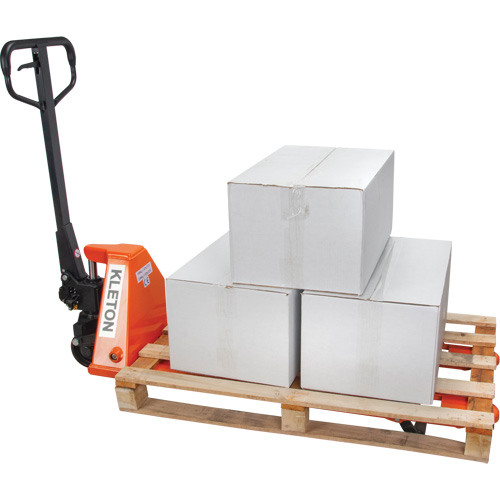 Low Profile Hydraulic Pallet Trucks, 48" L x 20.5" W, 3300 lbs. Cap. Southpoint Industrial Supply