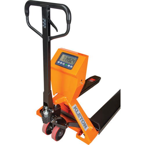 Digital Scale Pallet Truck, 44.5" L x 27.75" W, 4400 lbs. Cap. Southpoint Industrial Supply