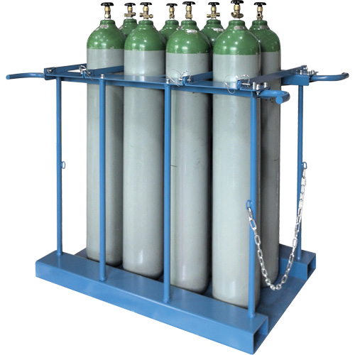 Support de rangement pour 8 cylindres pour chariot &eacute;l&eacute;vateur Southpoint Industrial Supply