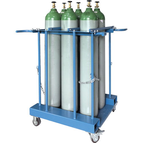 Support de rangement pour 6 cylindres pour chariot &eacute;l&eacute;vateur Southpoint Industrial Supply