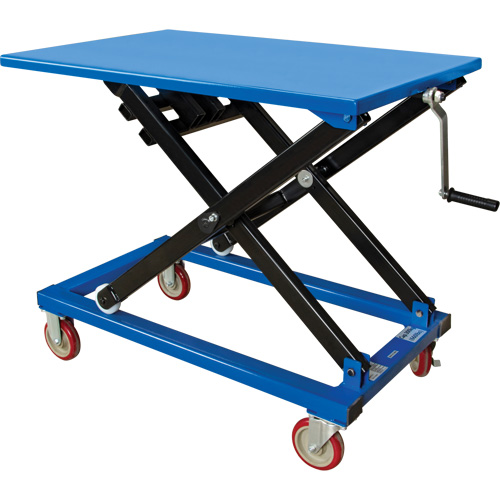 Manual Scissor Lift Table, 37-3/8" L x 23-5/8" W, Steel, 660 lbs. Capacity Southpoint Industrial Supply