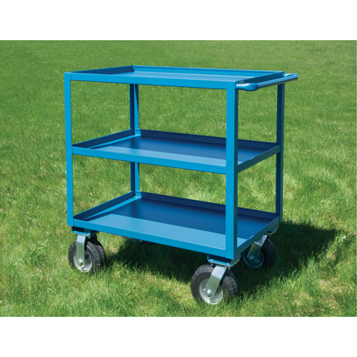 Outdoor Shelf Cart, 3 Tiers, 18" W x 39" H x 33" D, 1200 lbs. Capacity Southpoint Industrial Supply