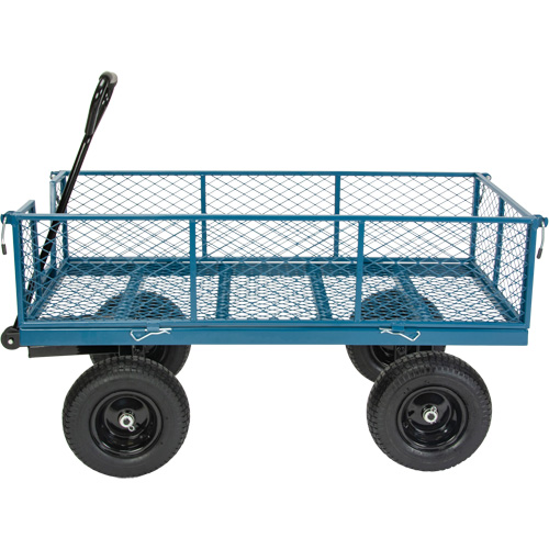 Wagon with Drop Sides, 24" W x 48" L, 800 lbs. Capacity Southpoint Industrial Supply