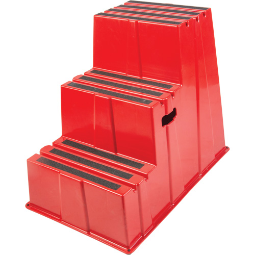Industrial Step Stool, 3 Steps, 34-13/16" x 22-7/16" x 28-1/2" High Southpoint Industrial Supply