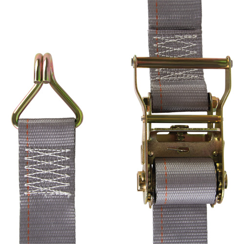 Heavy-Duty Utility Strap, J-Hook, 2" W x 16' L, 500 lbs. (227 kg) WLL Southpoint Industrial Supply