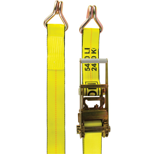 Winch Strap, J-Hook, 30' W x 3" L, 5400 lbs. (2449 kg) Working Load Limit Southpoint Industrial Supply