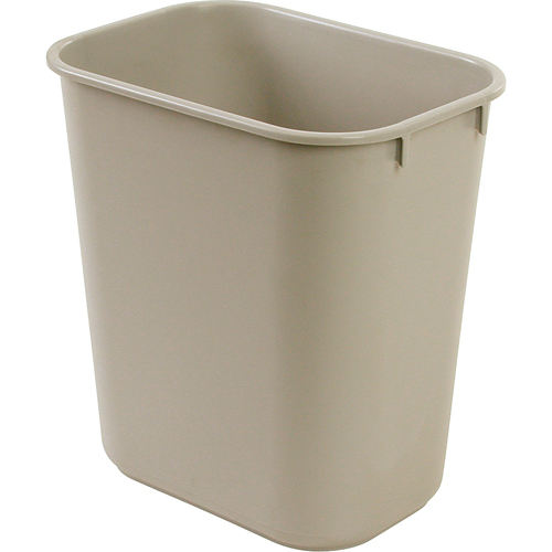 Corbeille &agrave; papier en plastique, 28 pintes, Plastique Southpoint Industrial Supply