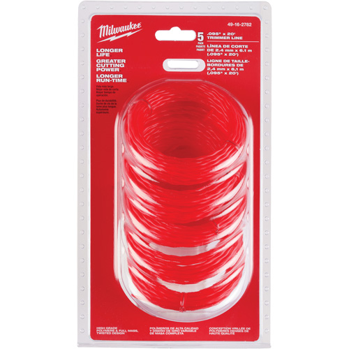 Ligne 0,095" pr&eacute;coup&eacute;e pour taille-herbe Southpoint Industrial Supply