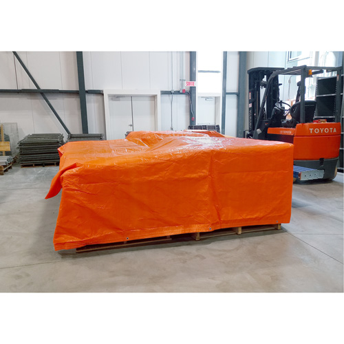 Insulated Tarps, Polyethylene, Orange, 20' x 12' x 8 mils Southpoint Industrial Supply