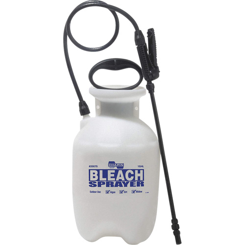 R&eacute;servoir avec pulv&eacute;risateur deau de javel pour d&eacute;sinfecter, 1 gal. (3,8 L), Polypropyl&egrave;ne, Lance de 12" Southpoint Industrial Supply
