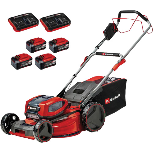 Cordless Lawn Mower, Self-Propelled Walk-Behind, Battery Powered, 21" Cutting Width Southpoint Industrial Supply