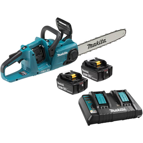 LXT 5.0Ah Brushless Rear Handle Chainsaw Kit, 16", Battery Powered, 36 V Southpoint Industrial Supply