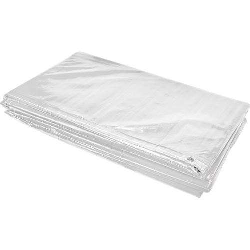 Insulated Tarp, Polyethylene, White, 20' x 12' x 8 mils Southpoint Industrial Supply