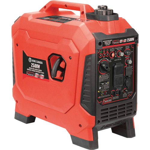 G&eacute;n&eacute;ratrice &agrave; onduleur, Surtension 2500 W, Nominale 1800 W, R&eacute;servoir 4,2 L Southpoint Industrial Supply