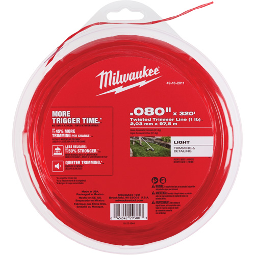 0.080" x 320 (1 lb) Twisted Trimmer Line Southpoint Industrial Supply