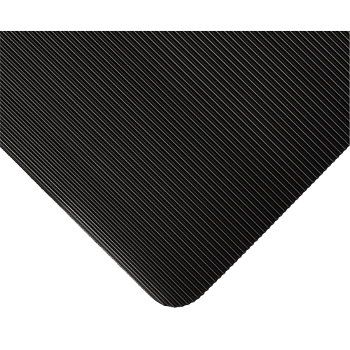 Tapis standard no 381, Ergonomique, 3' x 105' x 1/8", Noir Southpoint Industrial Supply