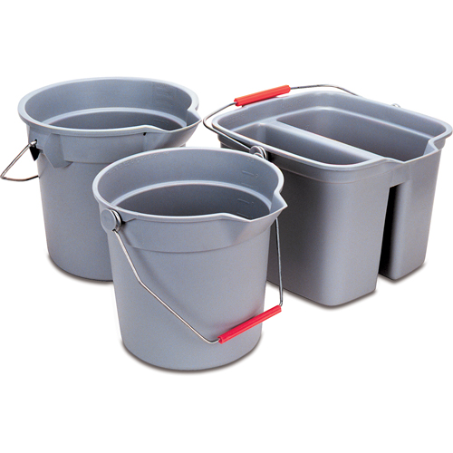Brute&reg; Bucket, 3.5 US Gal. (14 qt.) Capacity, Grey Southpoint Industrial Supply