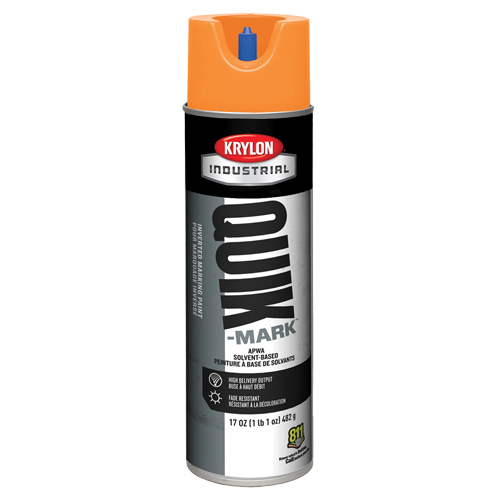 Industrial Quik-Mark Solvent-Based Inverted Marking Paint, 17 oz., Aerosol Can Southpoint Industrial Supply