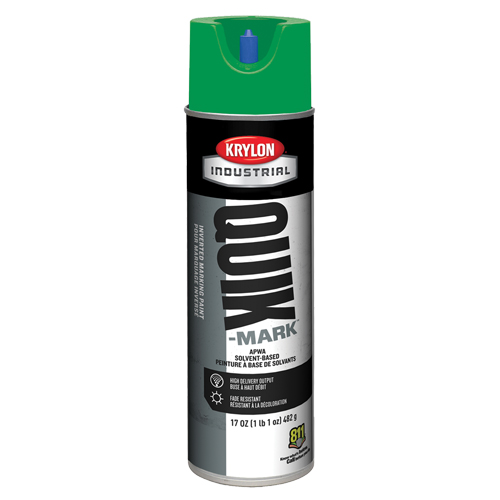 Industrial Quik-Mark Solvent-Based Inverted Marking Paint, 17 oz., Aerosol Can Southpoint Industrial Supply