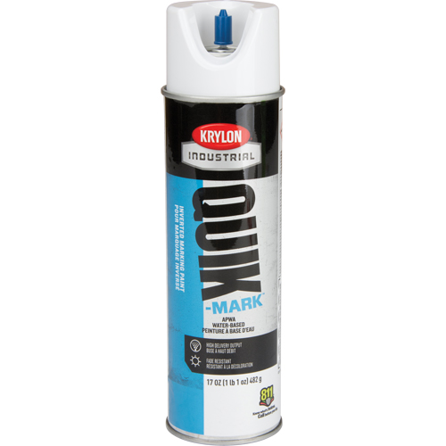 Industrial Quik-Mark Water-Based Inverted Marking Paint, 17 oz., Aerosol Can Southpoint Industrial Supply