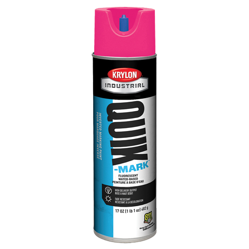 Industrial Quik-Mark Water-Based Inverted Marking Paint, 17 oz., Aerosol Can Southpoint Industrial Supply